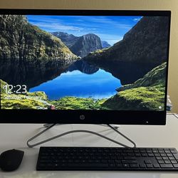 🔥 HP ALL-IN-ONE 24” Touchscreen Desktop With Wireless Keyboard And Mouse