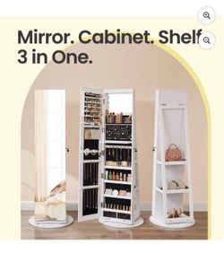 Rotating Vanity Mirror Cabinet