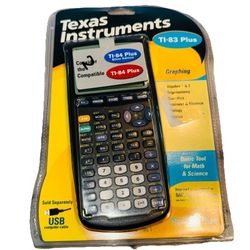 Texas Instruments TI-83 Plus Graphing Calculator Vintage RARE TI-84 C NEW SEALED