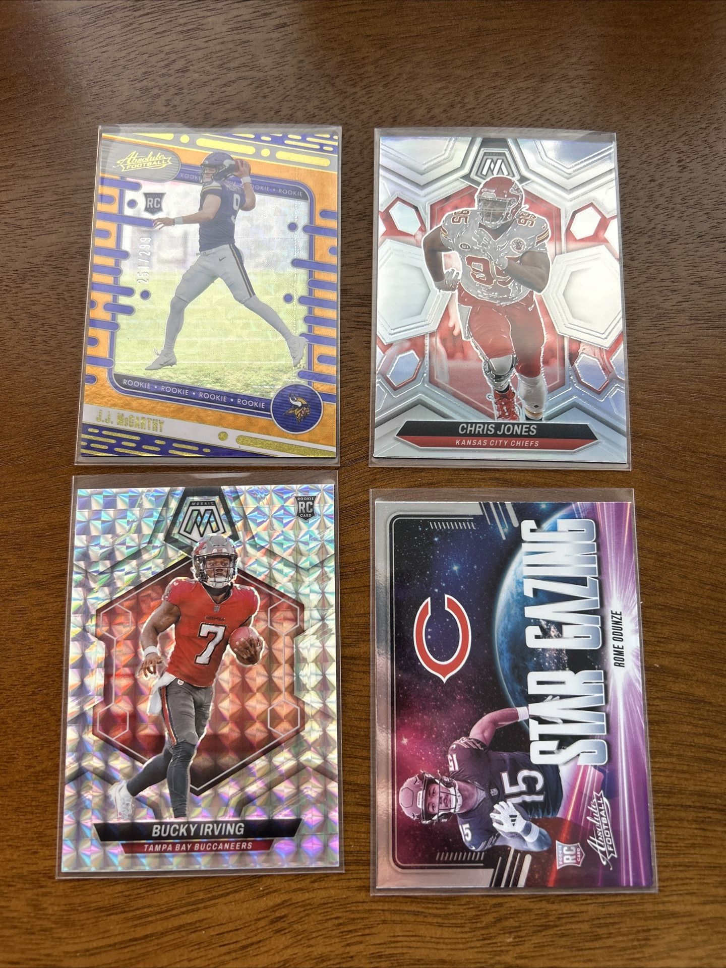 NFL Card Lot Rookies And Inserts