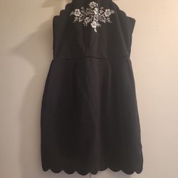 Janie and Jack Black Dress Size 8