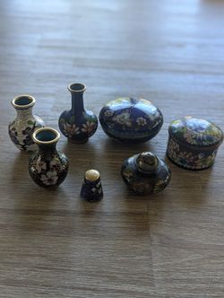 Miniature Cloisonne Items- Vintage