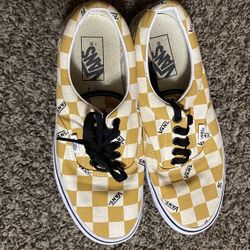 Mustard Yellow And White Shoes Men Size 7