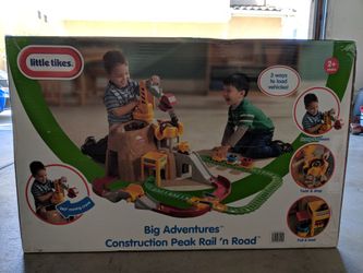 Little Tikes Big Adventures Construction Peak Rail N Road Child
