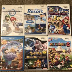 Wii And Wii U Games