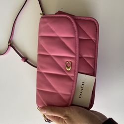 Coach Crossbody In Fuchsia 