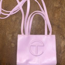 Telfar Pink Shopping Bag - Small (Hardly Used)