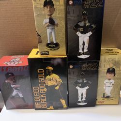 Pittsburgh Pirates Bobbleheads Paul Skenes Andrew Mccutchen etc.