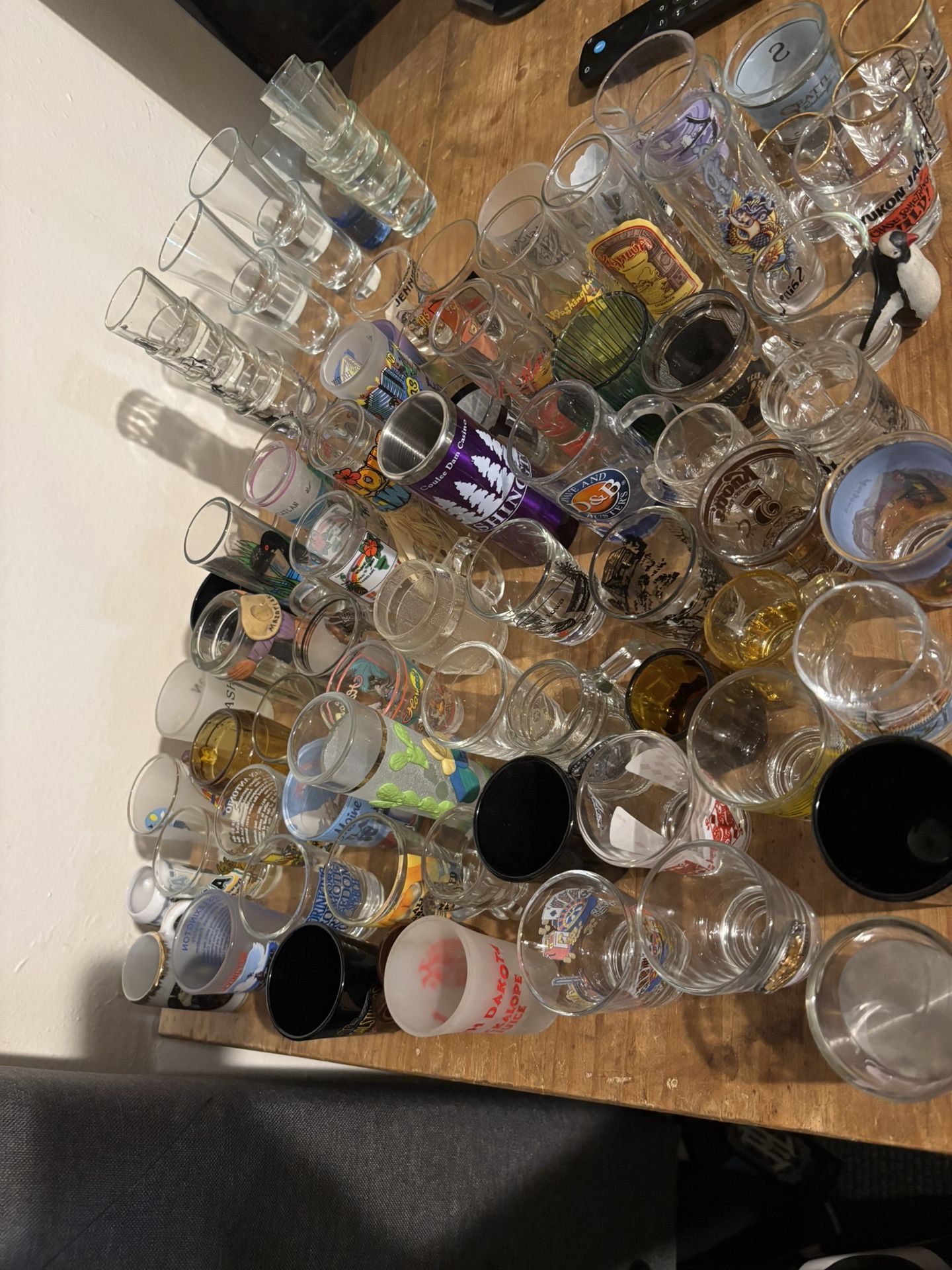 Shot Glasses From All Over The World