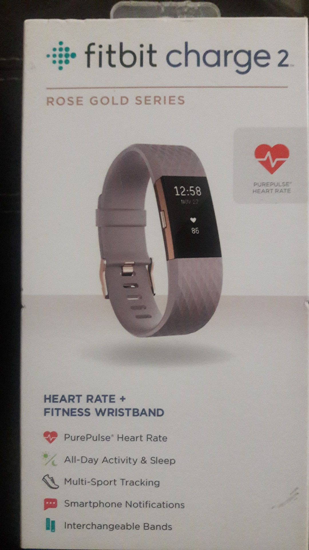 Fitbit charge 2 rose gold series