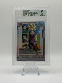 2025 Fusion World Son Gohan Childhood Alt Art SB02-007 BGS 9 Mint