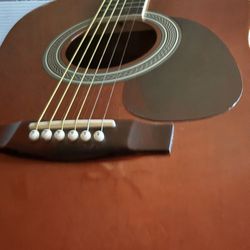 Used Steel String Guitar With Carrying Case/Bag