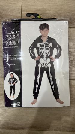 Hooded Skeleton - Costume Large