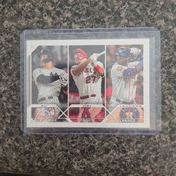 Judge, Trout, Alvarez Card