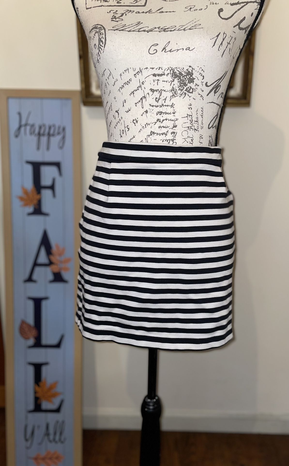 Tommy Hilfiger Women’s Striped Mini Skirt