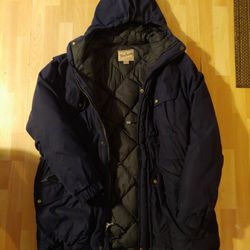 Original Blue Woolrich Down Parka