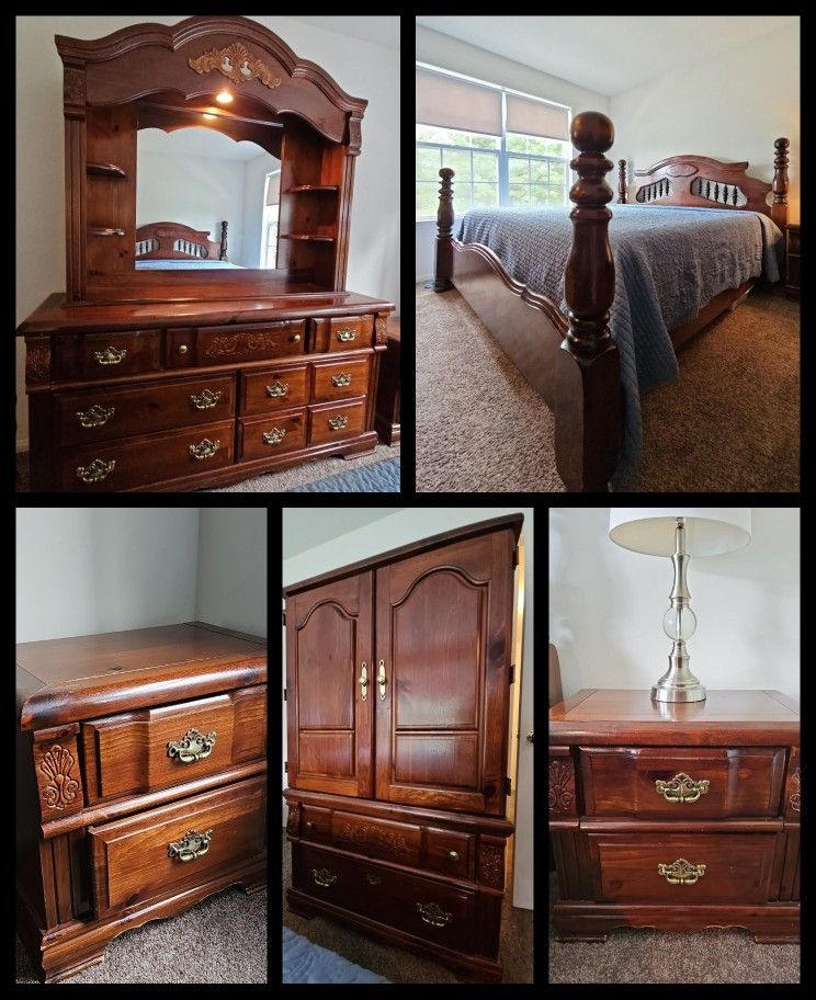 7 Piece Vaughan Bassett Bedroom Set