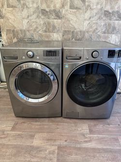 LG washer and dryer laundry