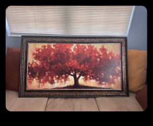 Decorative painting “Spreading Crimson Tree” by Kirkland's