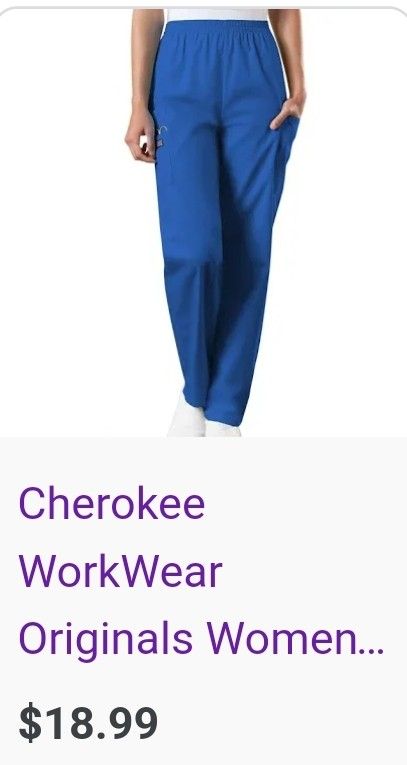 Medium-Petite Cherokee SCRUB PANTS