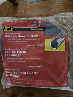 Garage Door Bottom Seal Replacement