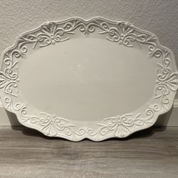 Deartis Oval Serving Platter Appetizer Dish Made In Portugal 