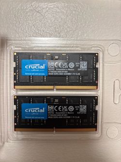Crucial 96GB (2x48GB) DDR5-5600 SODIMM RAM Kit