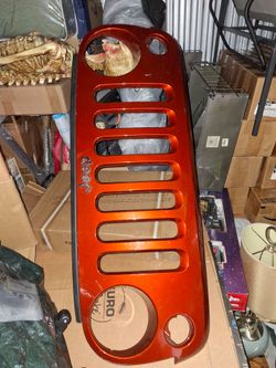 Jeep Wrangler JK OEM Front Grille (Copper Orange)