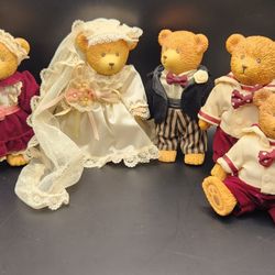 Vintage Russ Teddy Bear Town Bears