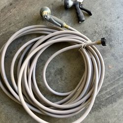 Garden Hose + 2 Nozzle Attachments 🌿