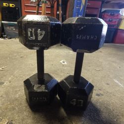 Champs 40 Pound Dumbbells