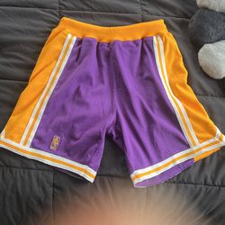 Los Angeles Lakers Authentic Shorts 