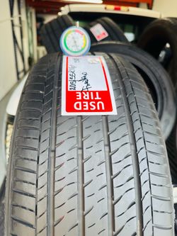 One 1️⃣ Used Tire 🛞 Semi New 205/55R16” Firestone ☄️☄️☄️