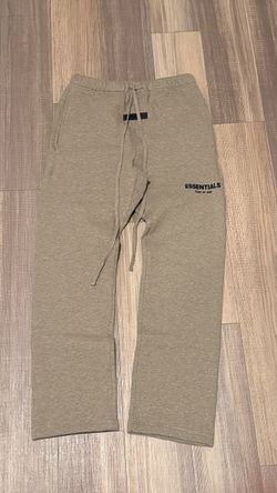 Fear Of God Essentials Dark Oatmeal Open cuff sweats