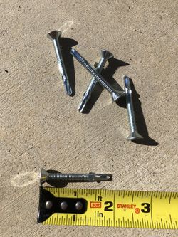1000+ Self Tapping Metal Screws 2” Plated