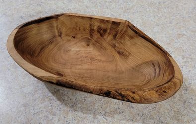 Tapas Bowl, Deep and Oval, 14-16 cm, Made of Olive Wood