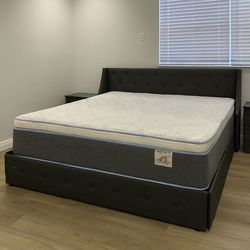 Brand New King Size Mattress 14” Thick 🌟 Pillow Top – Factory Direct! Also available in Twin, Full & Queen. Ask about our Same-Day Delivery 🚚 