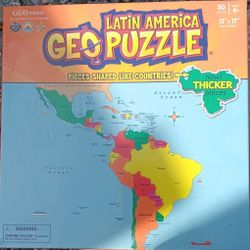 Geo Puzzle LATIN America Educational Toys, 