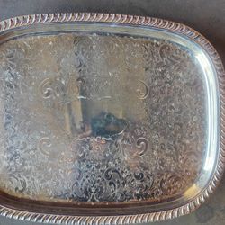 Leonard Silver Plated Tea Tray