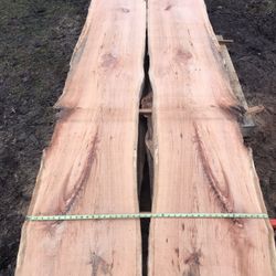 Fresh Cut 2 Inch Cherry Slabs -10 Feet Long