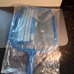  Fine Mesh Pool Leaf Skimmer w/ Telescopic Pole (NEW)