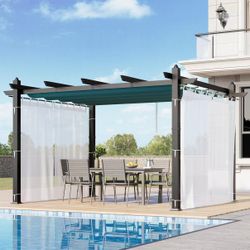 ❤️‍🔥 10x13ft Retractable Outdoor Pergola
