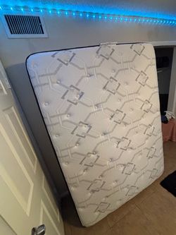 Queen Size Mattress with Dark Border