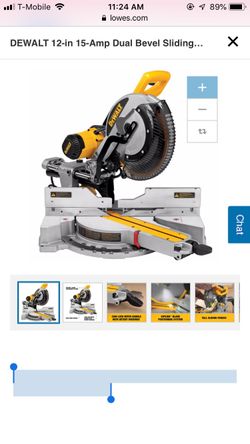 DEWALT 12-in 15-Amp Dual Bevel Sliding Compound Miter Saw