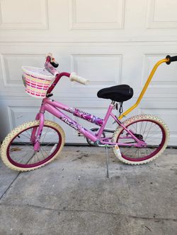 Pacific Girls Kids Bike with Training Handle