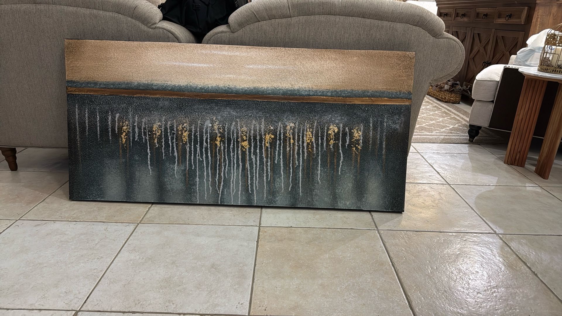 ARLC Luxe Blue Gold 28 X 60