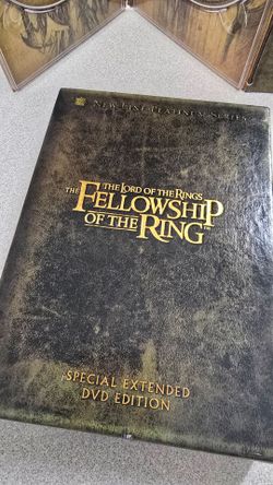 Lord of the Rings Fellowship Ring Extended DVD 4 Disc Platinum Edition