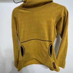 Melanzana Micro Grid Hoodie Yellow Small for Sale in Norwalk