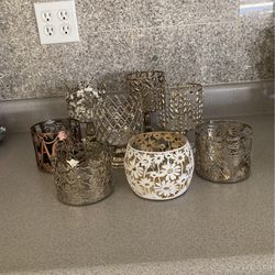 Bath And body 3 Wick Candle Holders 
