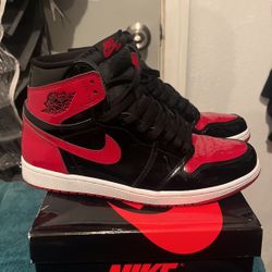 Air Jordan 1 High Patent Bred OG